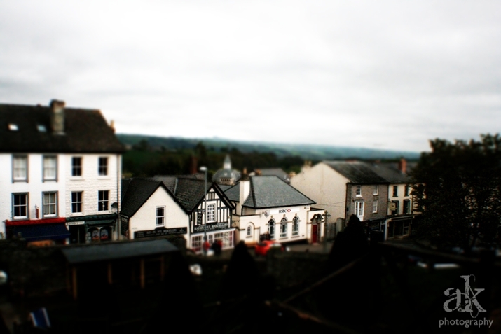 Cotswold Village, England . tilt-shift photography hack. This Splendid Shambles.