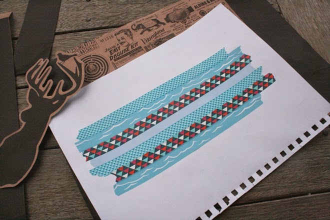 DIY Wall Art Using a Typo Brown Paper Bag | From L&P to English Tea Blog DIY Wall Art Using a Typo Brown Paper Bag | From L&P to English Tea Blog