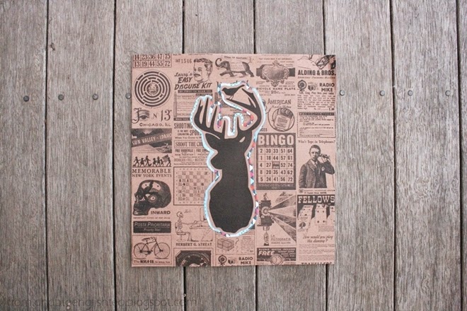DIY Wall Art Using a Typo Brown Paper Bag | From L&P to English Tea Blog DIY Wall Art Using a Typo Brown Paper Bag | From L&P to English Tea Blog