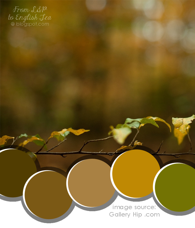 Colour Cluster | Palette | Autumn Greens | From L&P to English Tea
