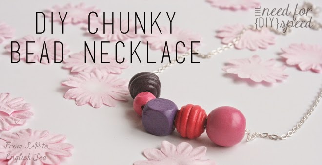 The Need for {DIY} Speed :: Chunky Bead Necklace