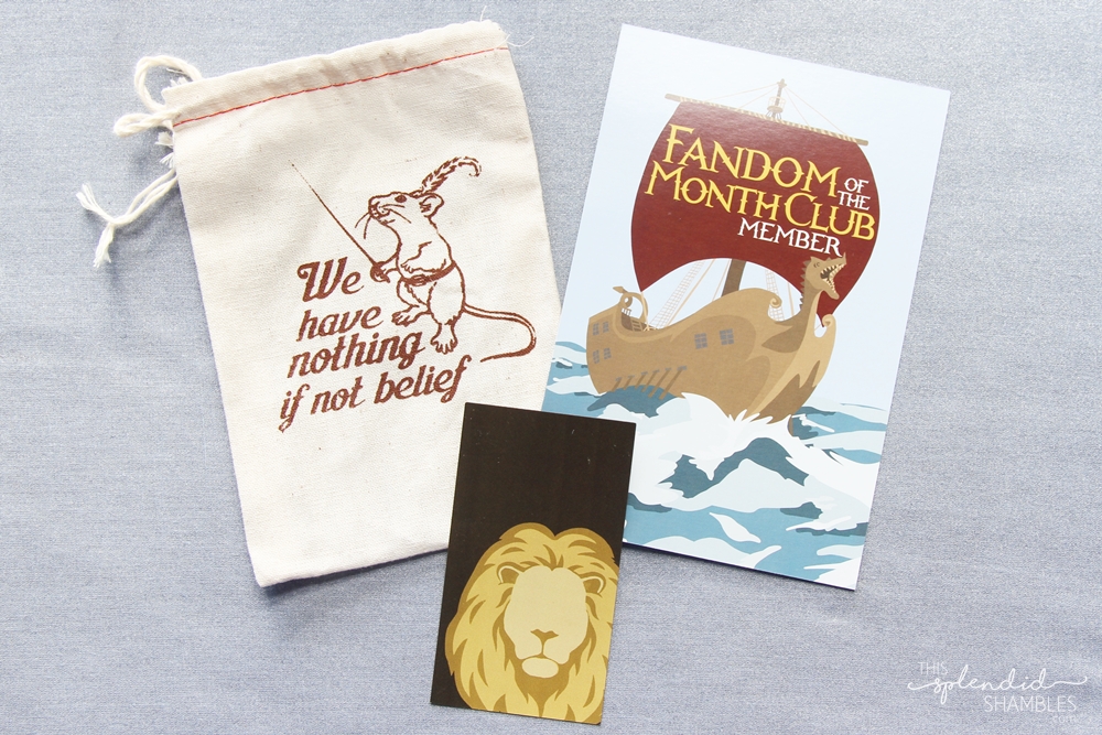 Fandom of the Month Club APril Narnia 1