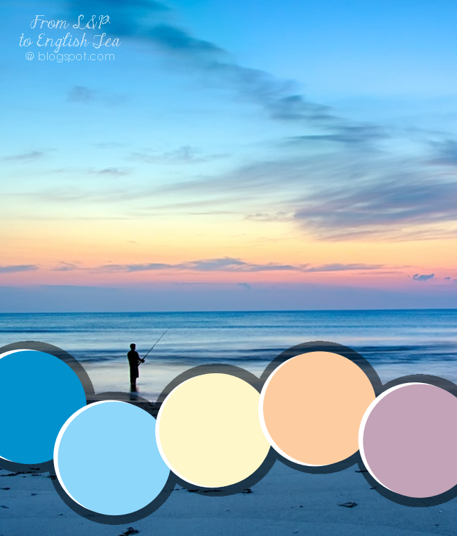 colour cluster sunset fishing
