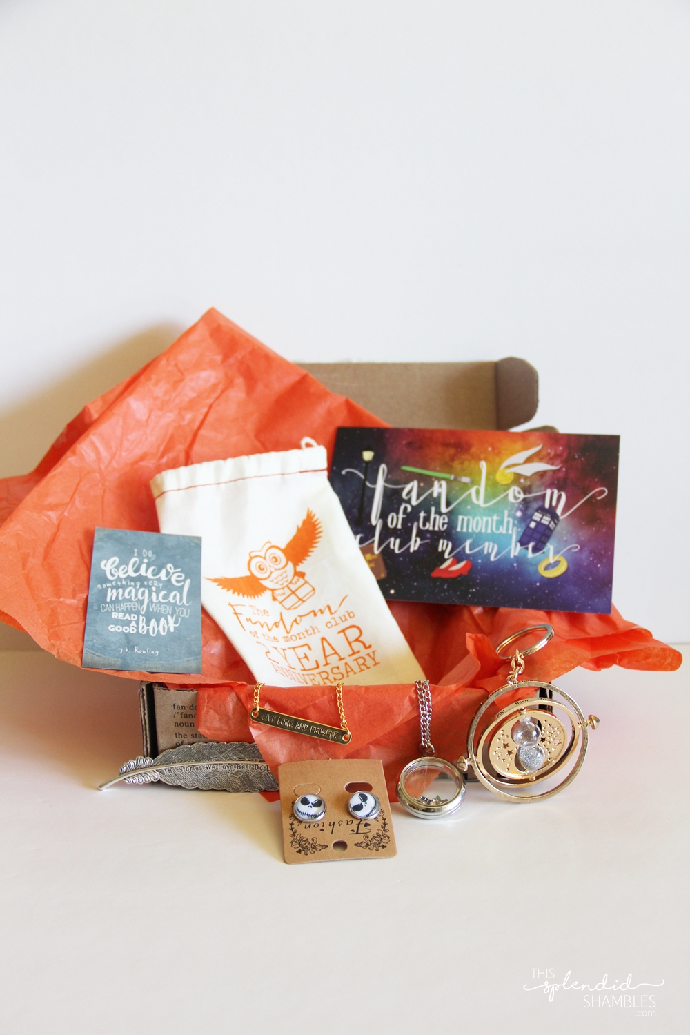 fandom of the month club 2 year anniversary box