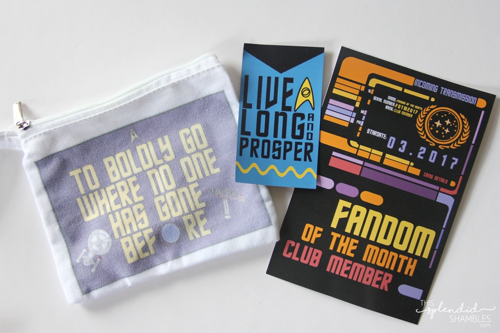 fandom of the month club march 2017 star trek