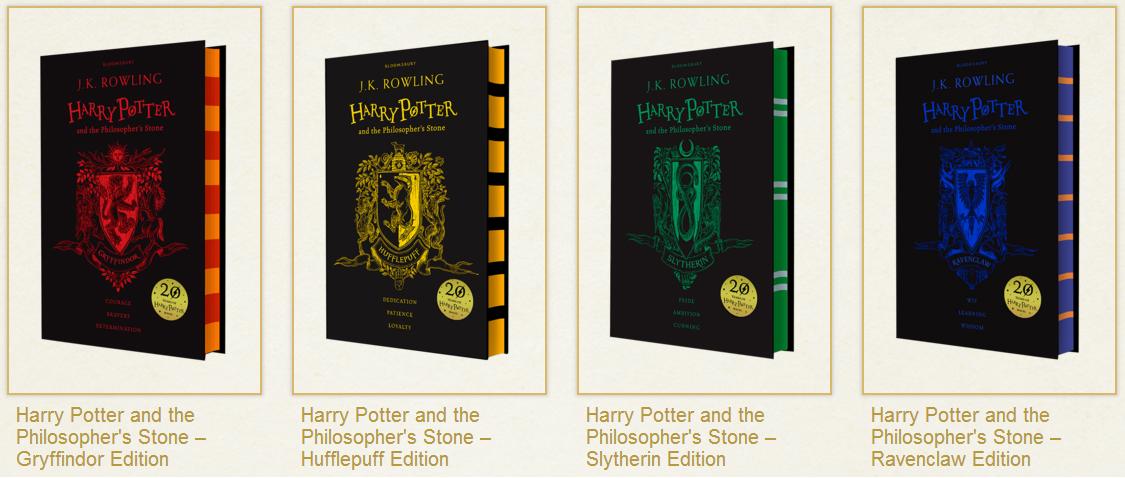 harry potter and the philosopher's stone book anniversary
