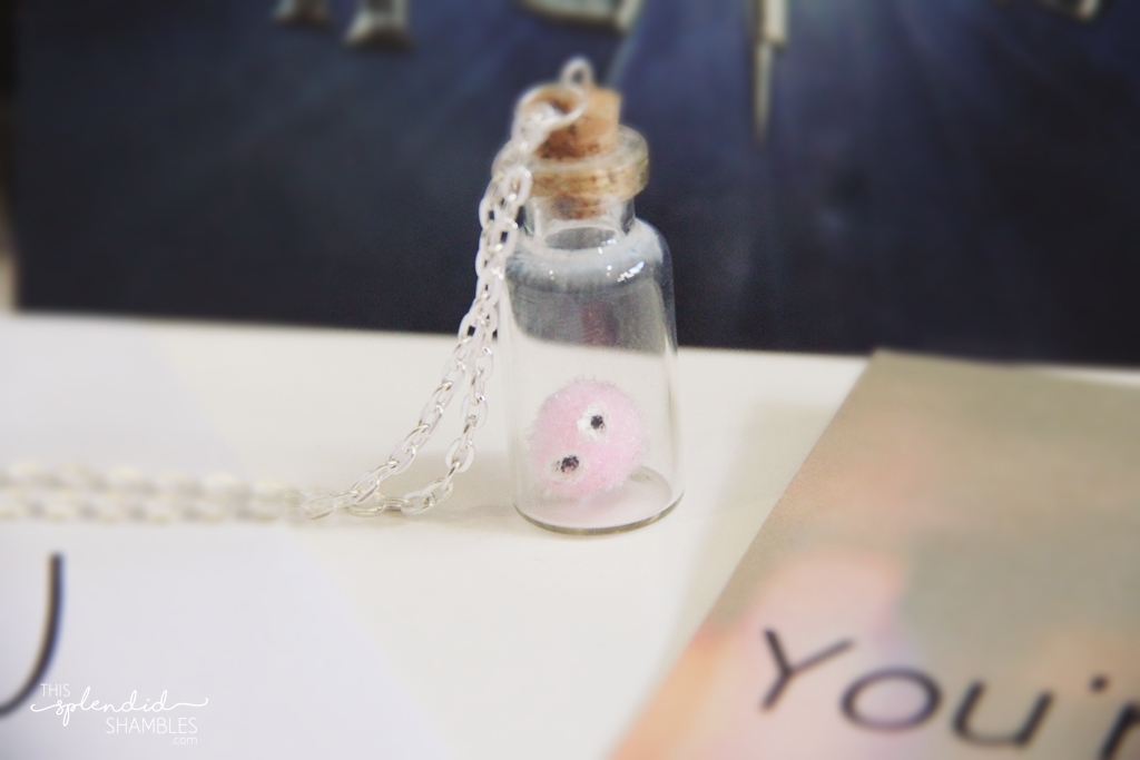 pygmy puff harry potter bottle necklace anjali kay creations