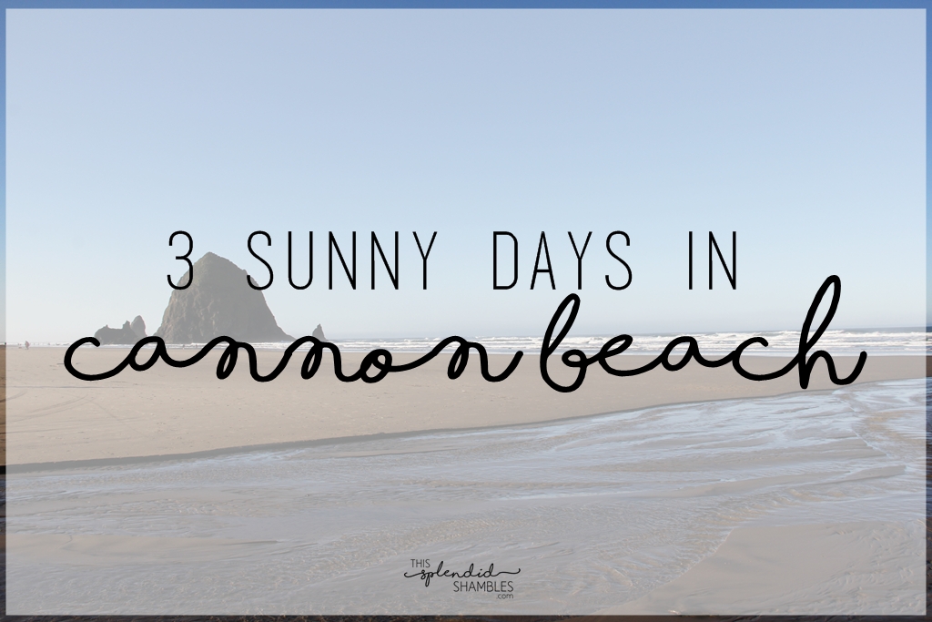 3 Sunny Days in Cannon Beach
