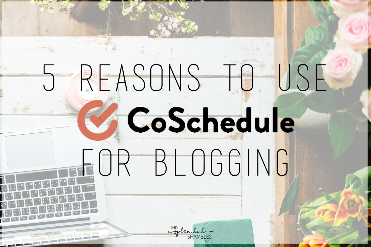 5 reasons to use coschedule for blogging