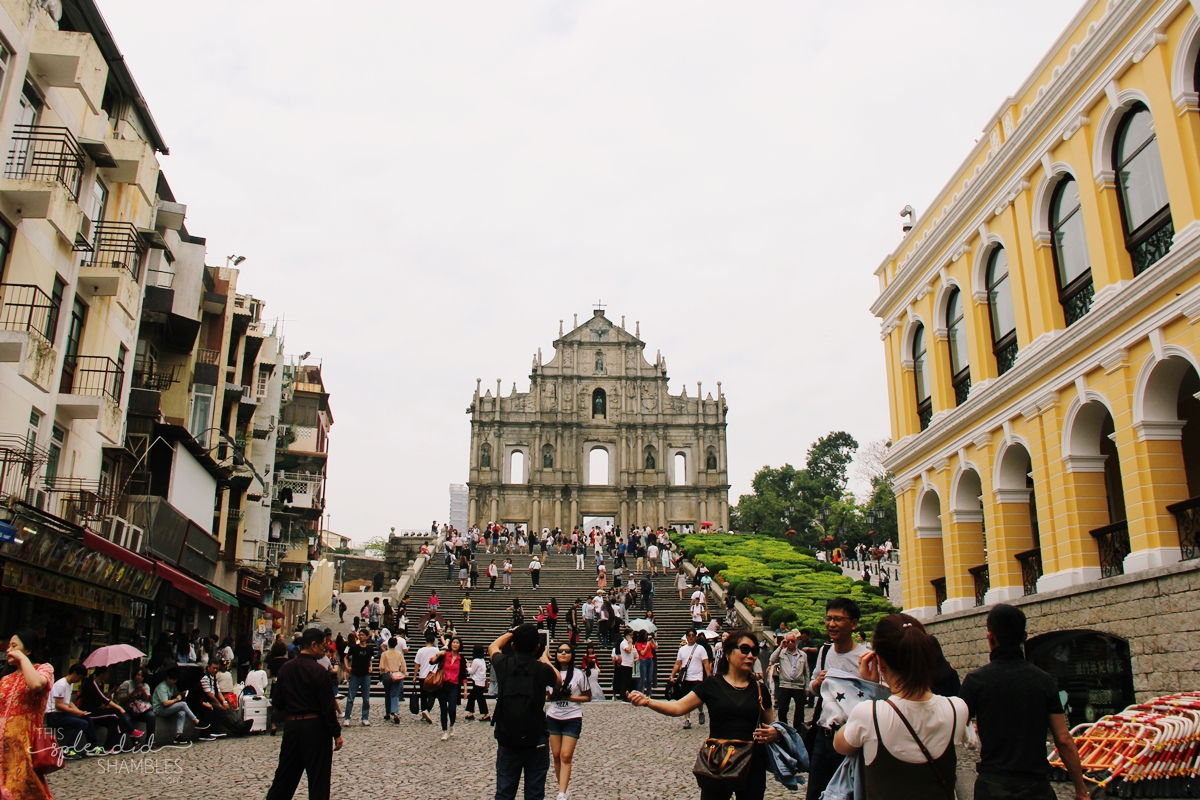 Ruins of St Paul's Macau. 