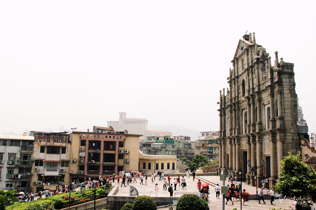 Ruins of St Paul's Macau. 