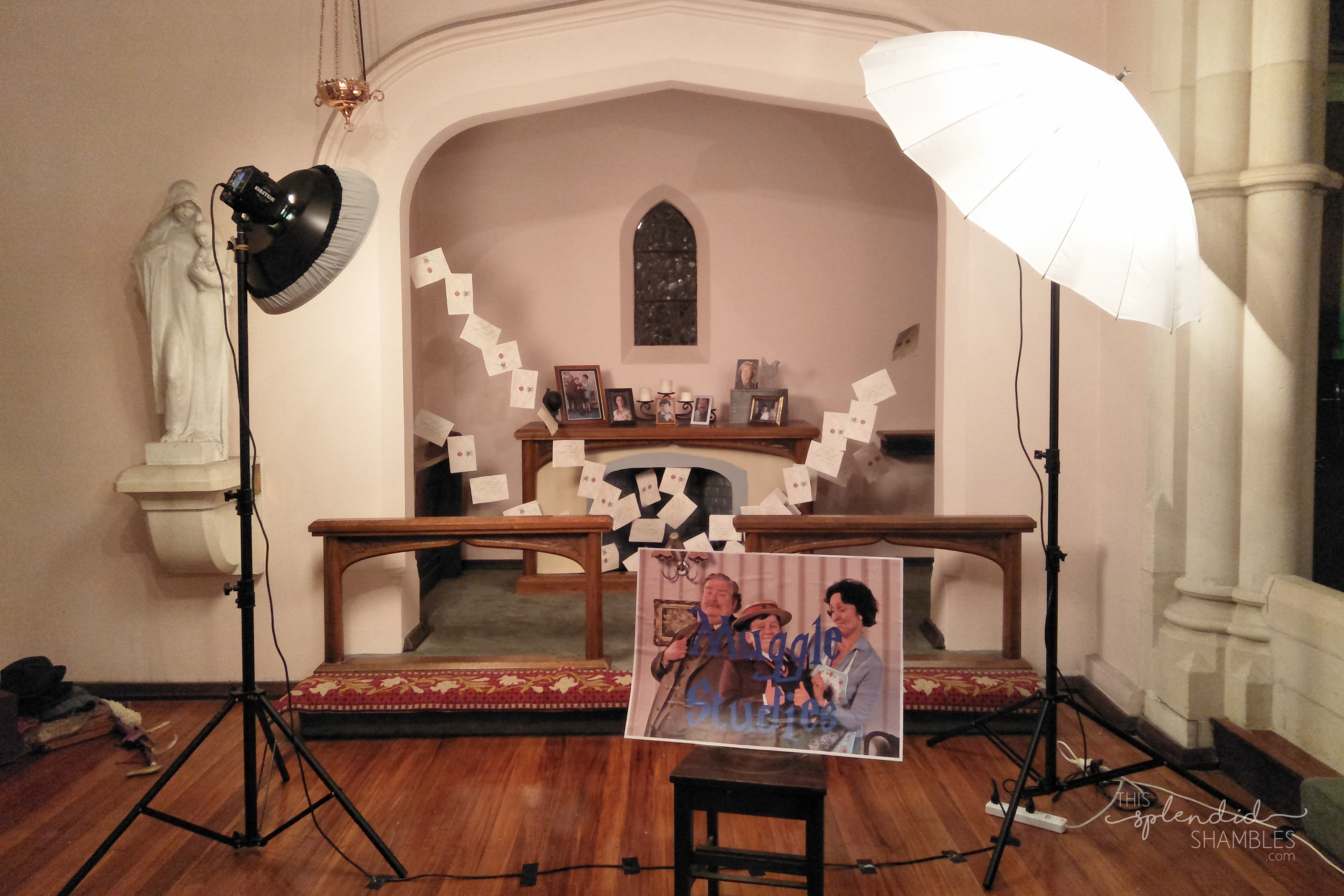The Ultimate Hogwarts Dinner Event | How to set up Muggle Studies; decor and activities. Harry Potter on This Splendid Shambles.