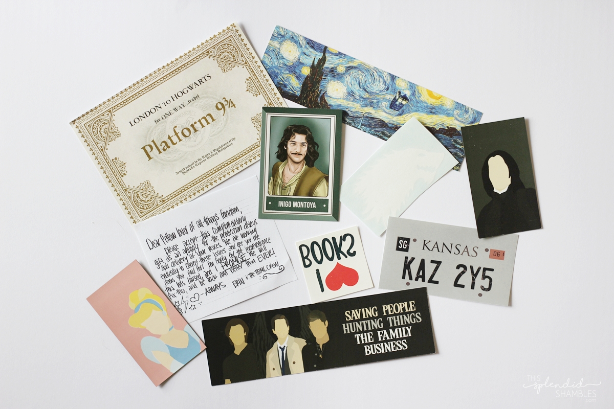Fandom of the Month Club Grab Bag Freebie | This Splendid Shambles