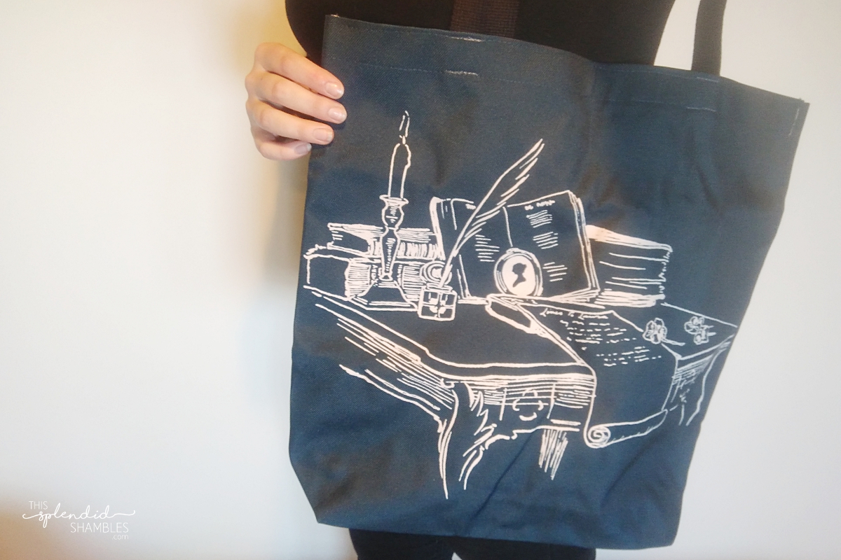 Jane Austen Tote Bag Literary Book Gifts.