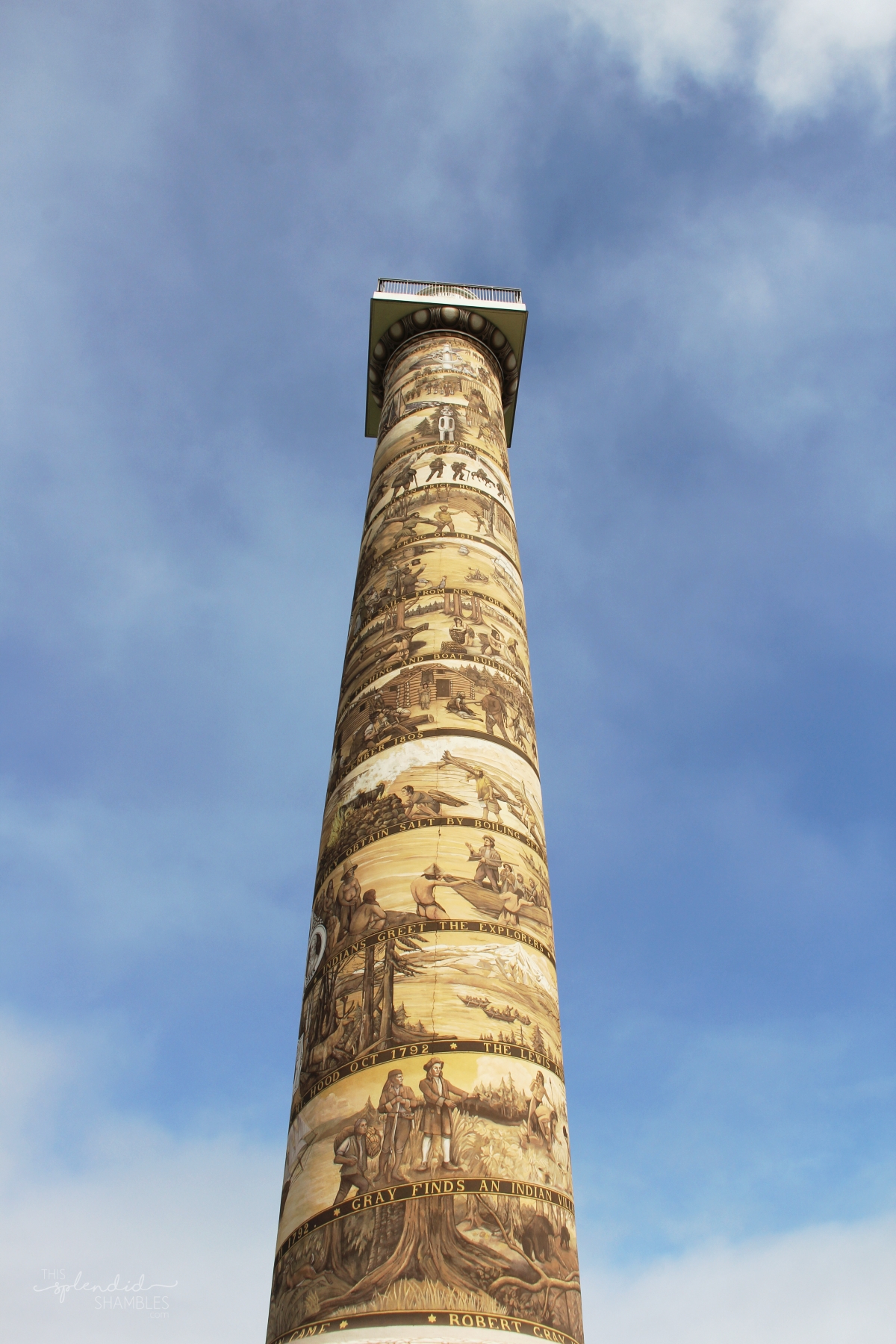 The Astoria Column, Astoria, Oregon, America