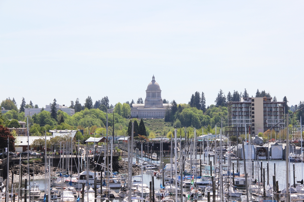 Olympia and the State Capitol in Washington on This Splendid Shambles
