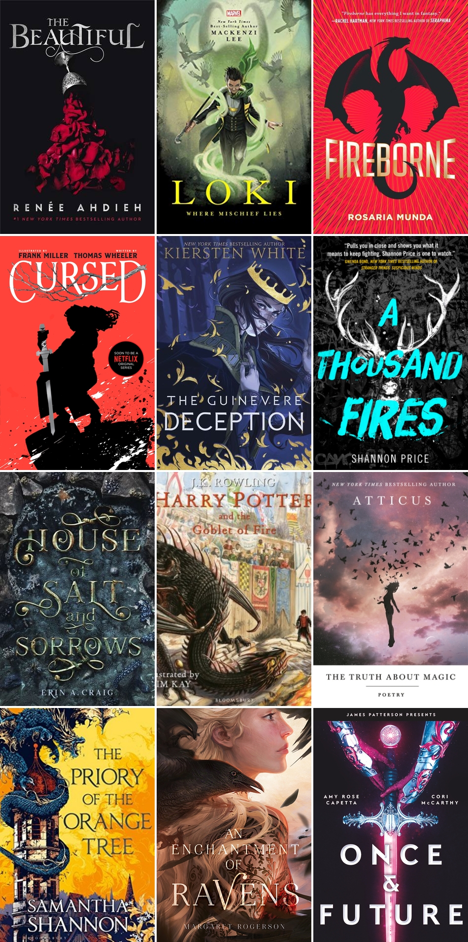 christmas book wish list 2019
